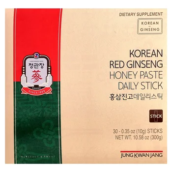 Korean Red Ginseng Honey Paste Daily Stick, 30 Sticks, 0.35 oz (10 g) Each