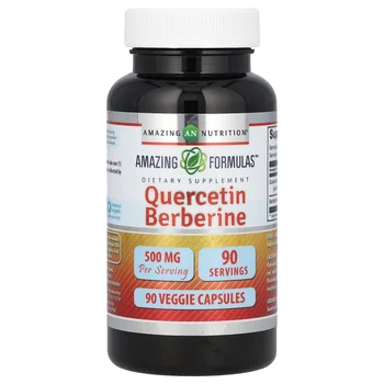 Amazing Formulas, Quercetin Berberine, 90 Veggie Capsules