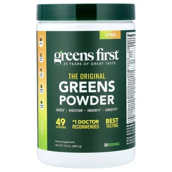 Greens Powder, Citrus, 10.2 oz (289.2 g)