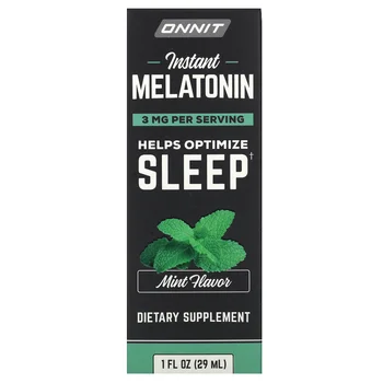 Instant Melatonin, Mint, 3 mg, 1 fl oz (29 ml)