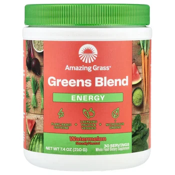Greens Blend, Energy, Watermelon, 7.4 oz (210 g)