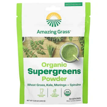 Organic Supergreens Powder, 5.29 oz (150 g)