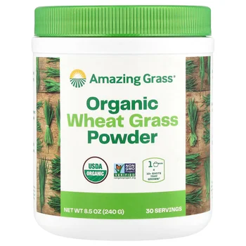 Organic Wheat Grass Powder, 8.5 oz (240 g)