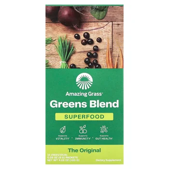 Greens Blend Superfood, 15 Individual Packets, 0.28 oz (8 g) Each