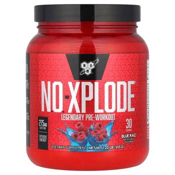 N.O.-XPLODE®, Legendary Pre-Workout, Blue Raz, 1.22 lbs (555 g)