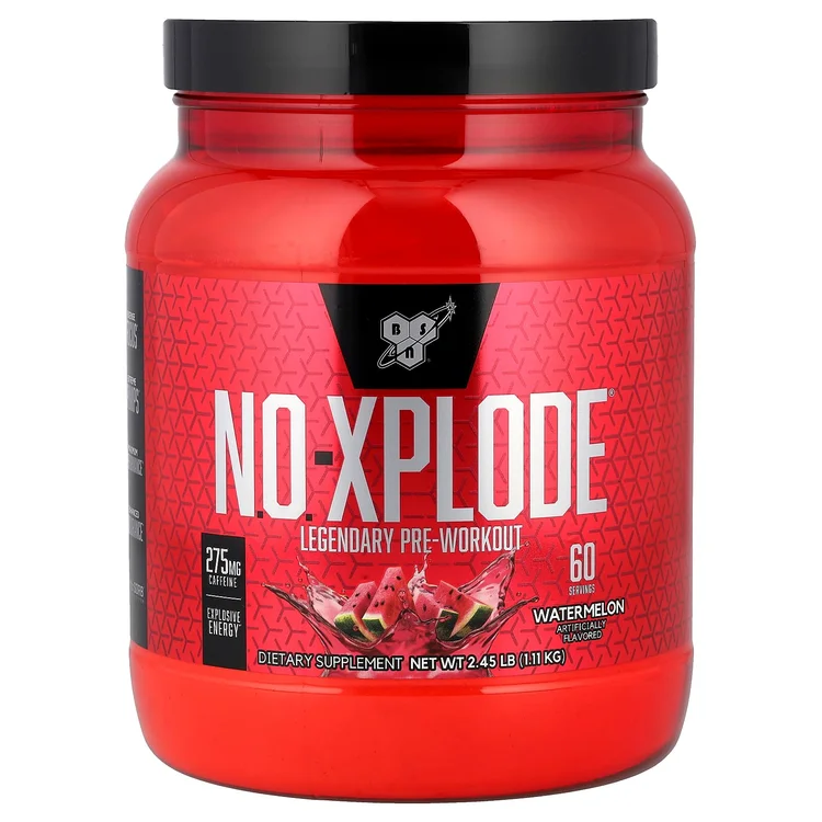N.O.-XPLODE®, Legendary Pre-Workout,  Watermelon, 2.45 lbs (1.11 kg) image 1