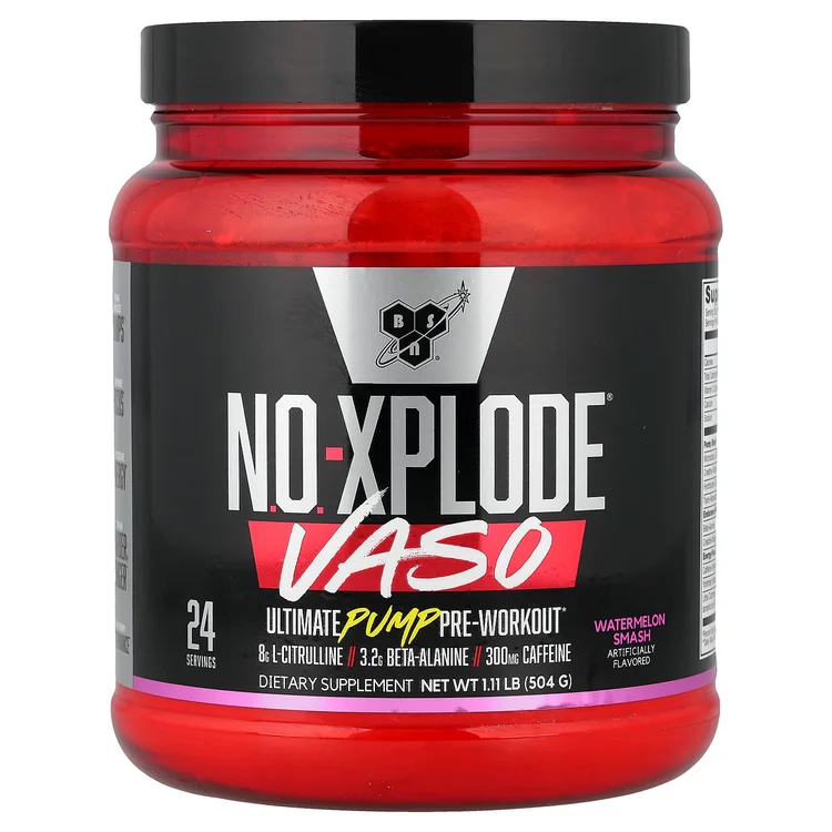 No-Xplode® VASO, Ultimate Pump Pre-Workout, Watermelon Smash, 1.11 lb (504 g) image 1