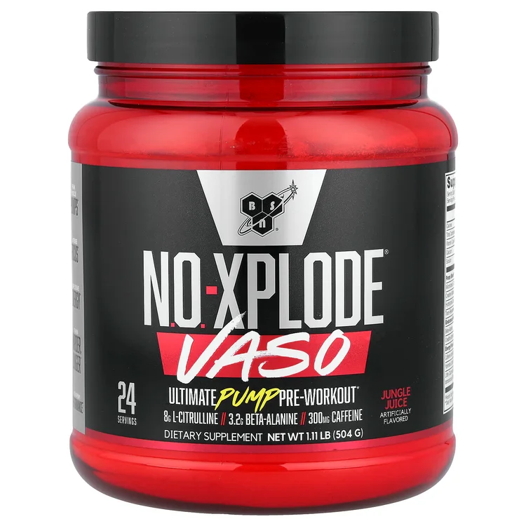 No-Xplode® VASO, Ultimate Pump Pre-Workout, Jungle Juice, 1.11 lb (504 g) image 1