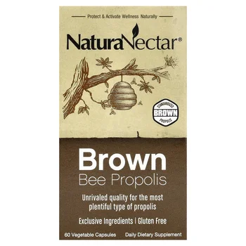 Brown Bee Propolis, 60 Vegetable Capsules