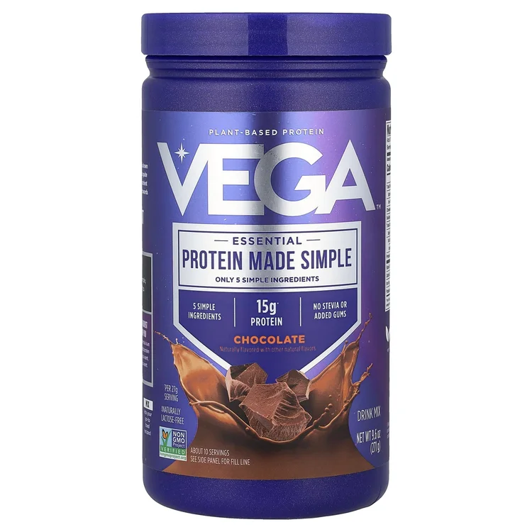 Essential Protein Made Simple, Plant-Based Protein, Chocolate, 9.6 oz (271 g) image 1