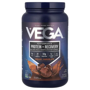 Plant-Based Protein, Performance Protein + Recovery, Creamy Chocolate, 1 lb 13.5 oz (837 g)