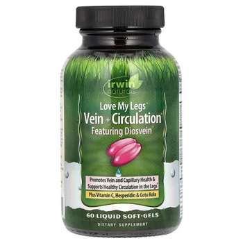 Love My Legs, Vein + Circulation, 60 Liquid Soft-Gels
