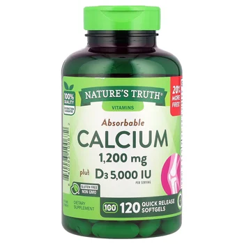 Absorbable Calcium Plus D3, 120 Quick Release Softgels