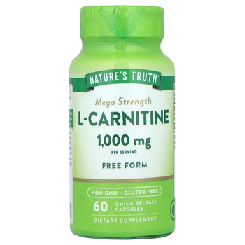 L-Carnitine, Mega Strength, 60 Quick Release Capsules (500 mg per Capsule)
