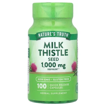 Milk Thistle Seed, 1,000 mg, 100 Quick Release Capsules