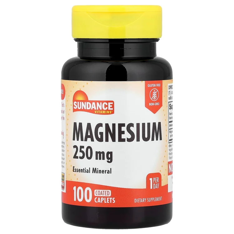 Magnesium, 250 mg, 100 Coated Caplets image 1
