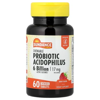 Chewable Probiotic Acidophilus, Berry, 60 Chewable Tablets (8.5 mg per Tablet)