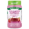 Collagen Peptides Gummies, Type 1 + 3, Delicious Strawberry, 60 Gummies