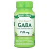 GABA, 750 mg, 60 Quick Release Capsules