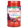 Just 4 Kidz, Multivitamin + Probiotic, Natural Berry Punch, 60 Vegetarian Gummies image 1