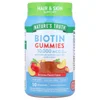 Biotin Gummies, Delicious Peach, 50 Gummies (5,000 mcg per Gummy)
