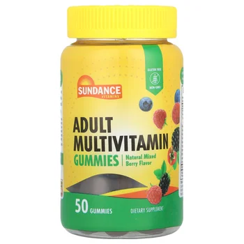 Adult Multivitamin Gummies, Natural Mixed Berry , 50 Gummies
