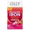 Delightful Iron, Ages 4+, Fruit Punch, 60 Chewable Tablets