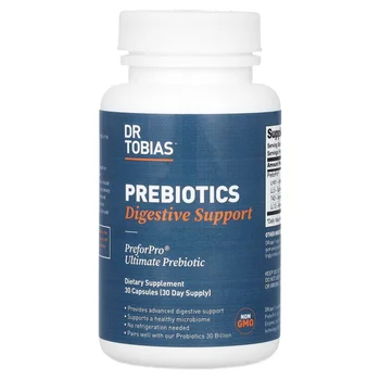 Prebiotics, Digestive Support, 15 mg, 30 Capsules