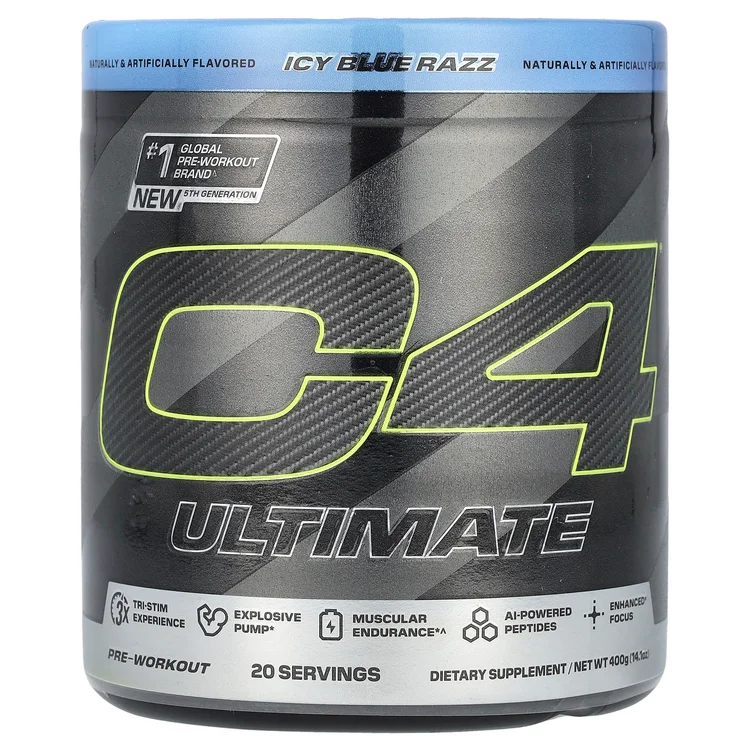 C4® Ultimate, Pre-Workout, Icy Blue Razz, 14.1 oz (400 g) image 1
