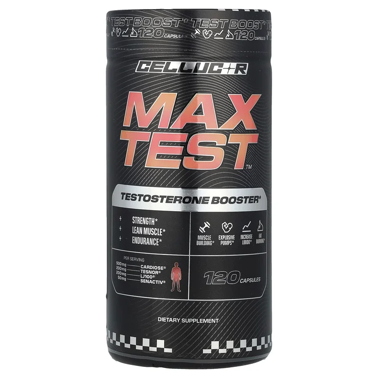 Max Test™, Testosterone Booster, 120 Capsules image 1