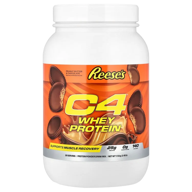 C4® Whey Protein, Reese's Peanut Butter & Chocolate, 2.48 lb (1.13 kg) image 1