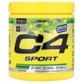 C4® Sport, Pre-Workout, Jolly Rancher Green Apple, 8.7 oz (248 g)