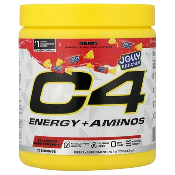 C4® Energy + Aminos, Jolly Rancher Cherry, 8.9 oz (252 g)