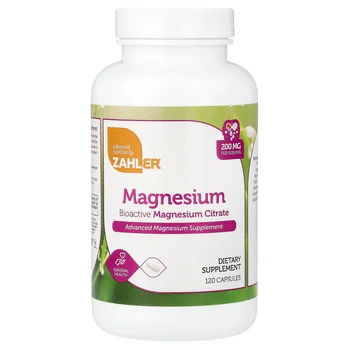 Magnesium, Bioactive Magnesium Citrate, 200 mg, 120 Capsules