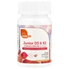 Junior D3 & K2, Peach Apricot , 90 Chewable Tablets image 1