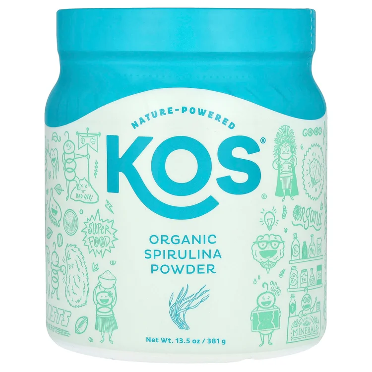 Organic Spirulina Powder, 13.5 oz (381 g) image 1