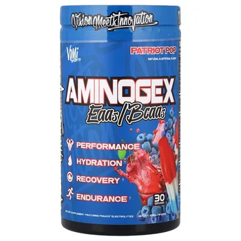 Aminogex, EAAs/BCAAs, Patriot Pop, 18.52 oz (525 g)