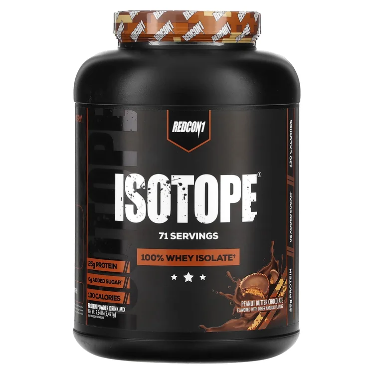 Isotope, 100% Whey Isolate, Peanut Butter Chocolate, 5.34 lb (2,421 g) image 1