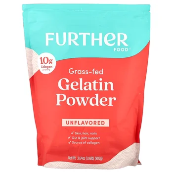 Grass-Fed Gelatin Powder, Unflavored, 31.74 oz (900 g)