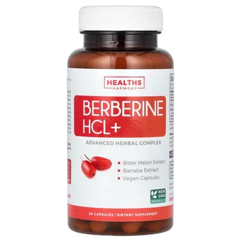 Berberine HCL+, 60 Capsules