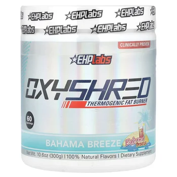 OxyShred, Thermogenic Fat Burner, Bahama Breeze, 10.6 oz (300 g)