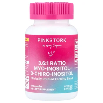 3.6:1 Ratio Myo-Inositol + D-Chiro-Inositol, 60 Capsules