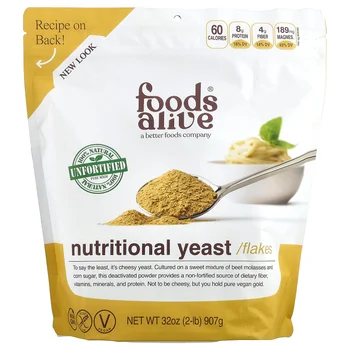 Nutritional Yeast Flakes, Unfortified, 2 lb (907 g)