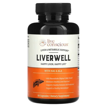 LiverWell With NAC & ALA, 60 Capsules