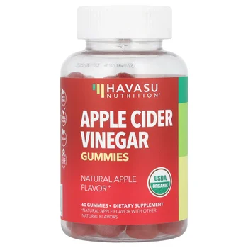 Apple Cider Vinegar Gummies, Natural Apple, 60 Gummies
