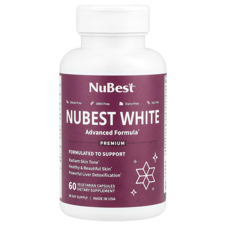 Nubest White, 60 Vegetarian Capsules image 1