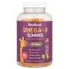 Omega-3 Gummies + ALA from Flaxseed Oil, Age 2+, Orange, 60 Gummies