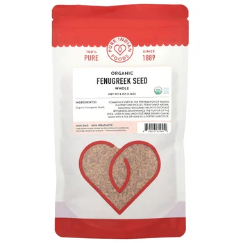 Organic Fenugreek Seed, Whole, 8 oz (226 g)