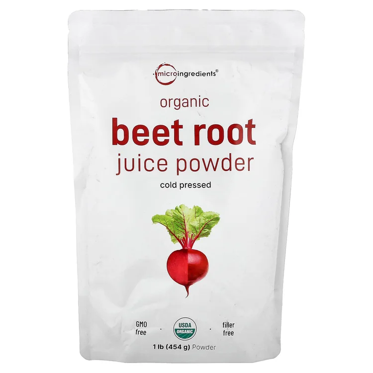 Organic Beet Juice Powder, 1 lb (454 g) image 1