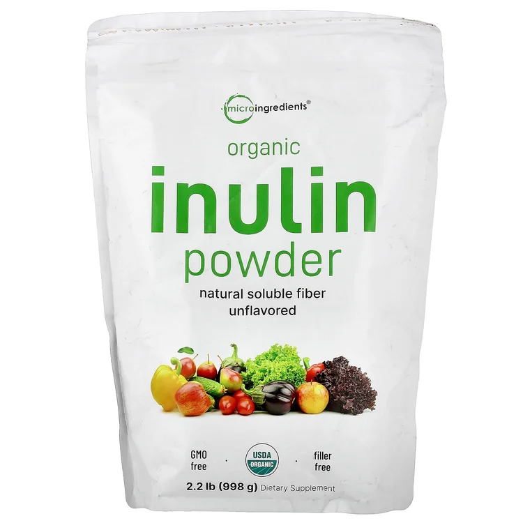 Organic Inulin Powder, Unflavored, 2.2 lb (998 g) image 1